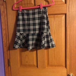 Black and white skirt